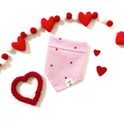 pink w/ embroidered hearts