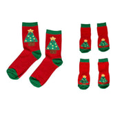 xmas tree matching socks