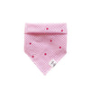 Pink Gingham with Embroidered Hearts