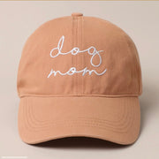 dog mom hat in clay