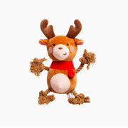 reindeer plush rope toy