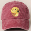 golden dog hat